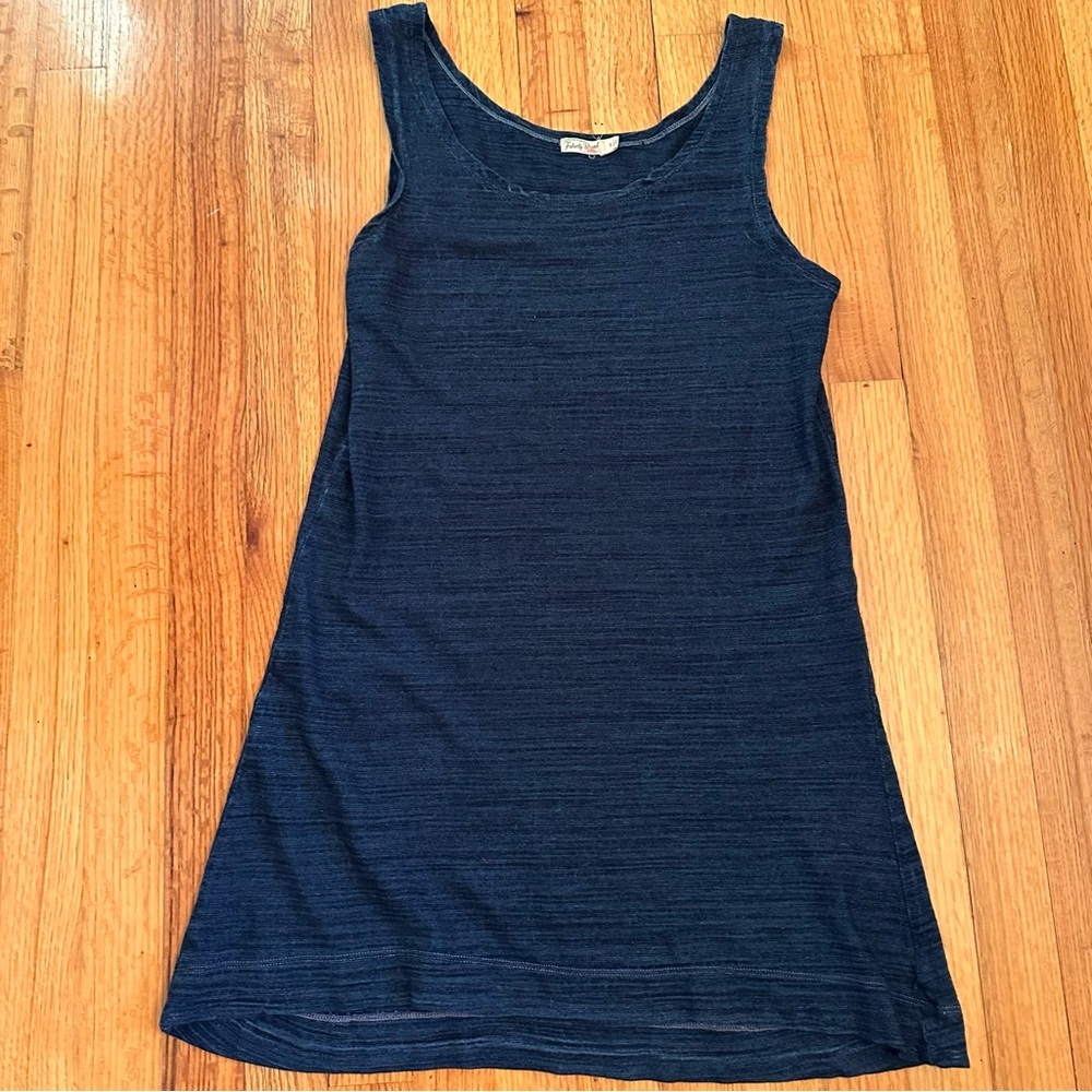 Faherty Sleeveless Midi Dress  Size S (v) Blue